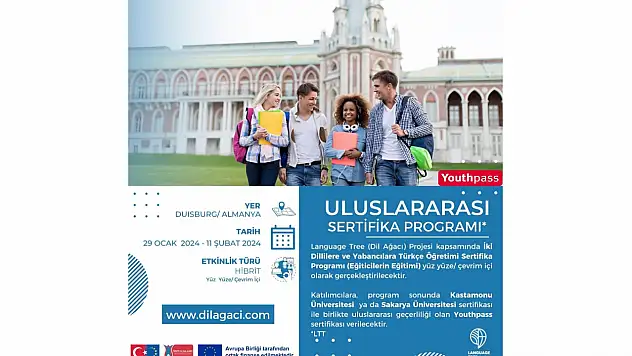 Türkçe Öğretimi Sertifika Programı Gerçekleştirilecek