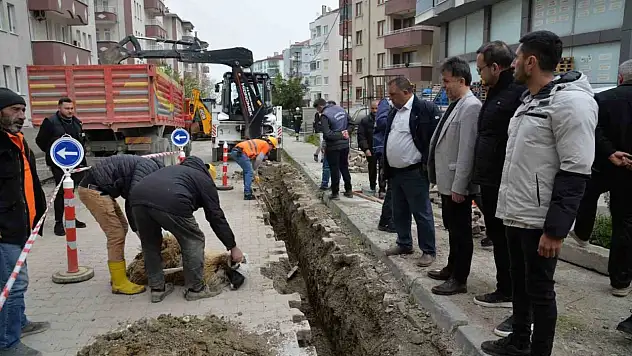 2. Etap Doğalgaz Çalışmaları Başladı
