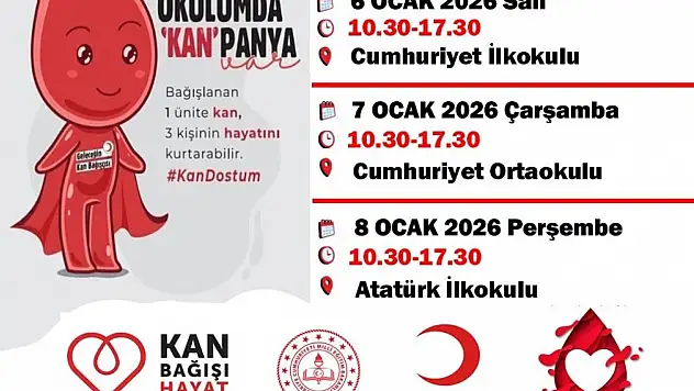 Türkeli'de Okullarda Kan Bağışı Kampanyası