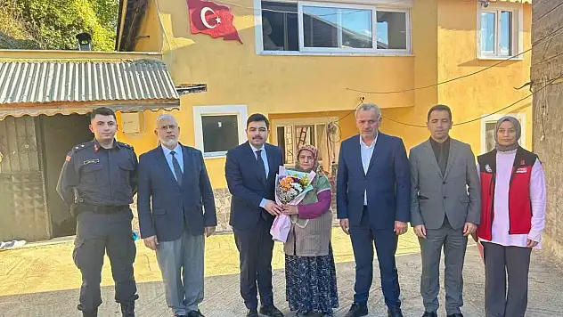 Türkeli'de şehit ailesine vefa