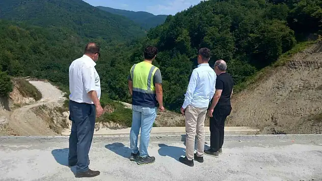 Türkeli'de Zimari Göleti'nde Çalışmalar Sona Yaklaşıyor