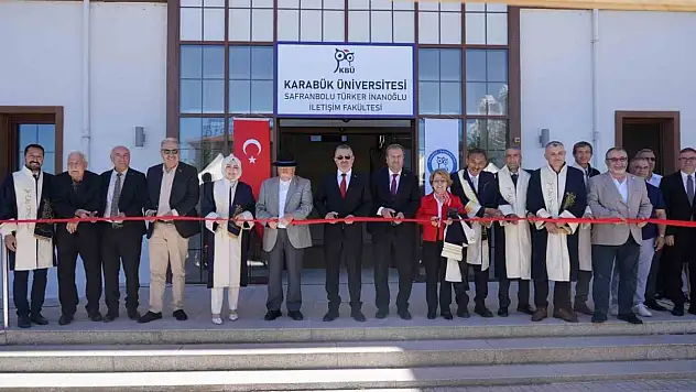 Türker İnanoğlu'nun adı KBÜ'de yaşayacak: Açılış ve mezuniyet coşkusu bir arada