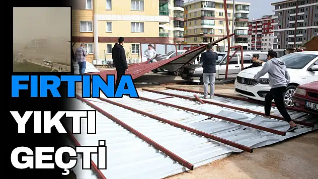 'Tam Fırtına' Kastamonu'yu Yıktı Geçti