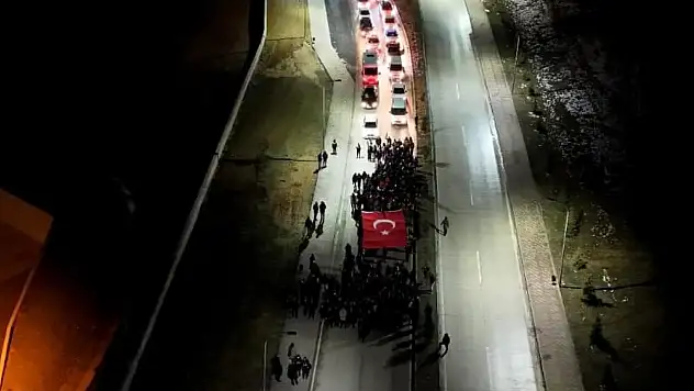 Ülkü Ocaklarından Teröre Lanet Yürüyüşü