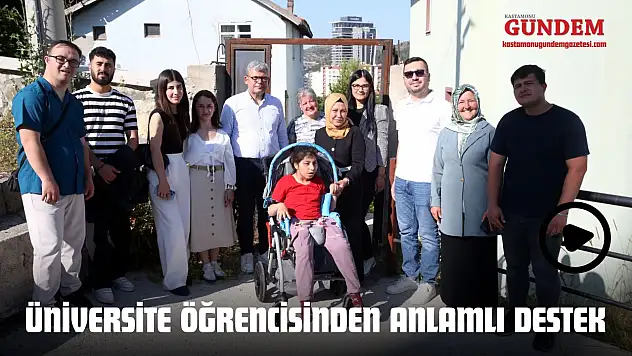 Üniversite Öğrencisinden Anlamlı Destek