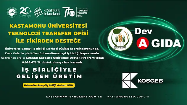 Üniversite-Sanayi İş Birliğine Somut Katkı