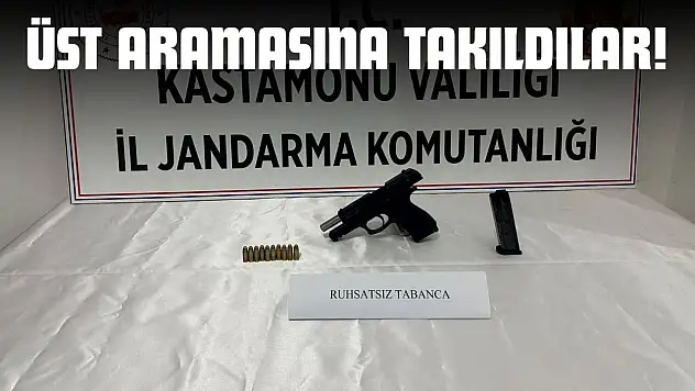Üst Aramasına Takıldılar!