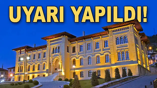 Uyarı Yapıldı!