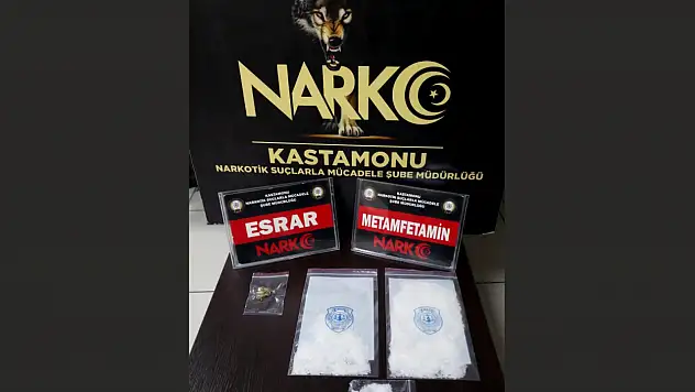 Kastamonu'ya uyuşturucu getiren 2 kişi tutuklandı