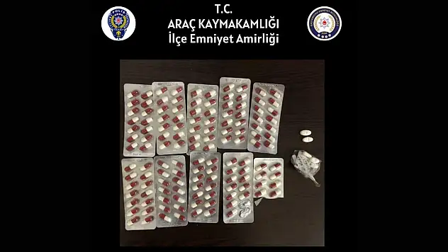 Uyuşturucu hap ele geçirildi