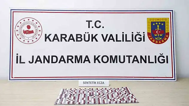 Karabük'te 224 Adet Sentetik Hap Ele Geçirildi