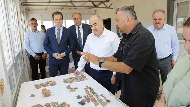 Vali Dağlı'dan Kalehisar Ören Yerinde İnceleme