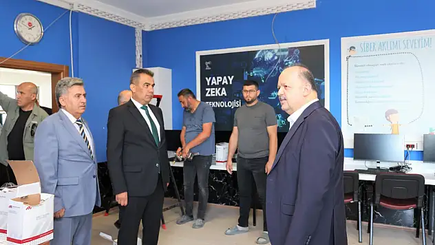 Vali Dallı, Eğitim Yatırımlarını İnceledi