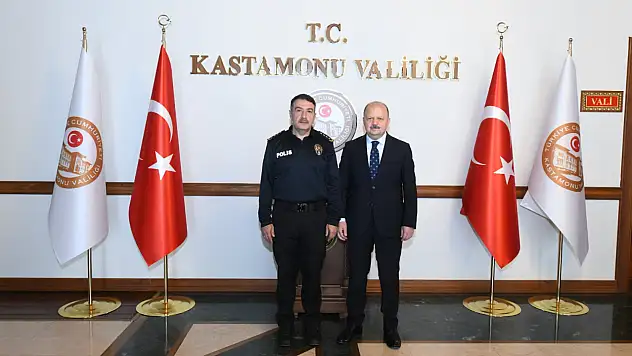 Vali Dallı, PMYO Müdürü Mehmet Yüksel'i Kabul Etti