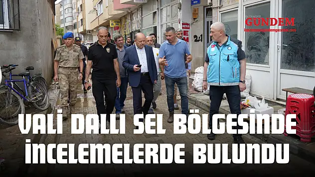 Vali Dallı Selin Vurduğu İlçeye Gitti