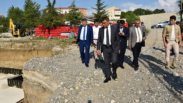 Vali Gürel incelemelerde bulundu