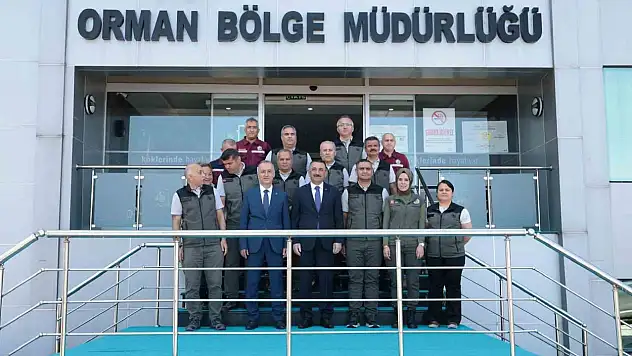 Vali Hacıbektaşoğlu'ndan Orman Bölge Müdürlüğü'ne Ziyaret