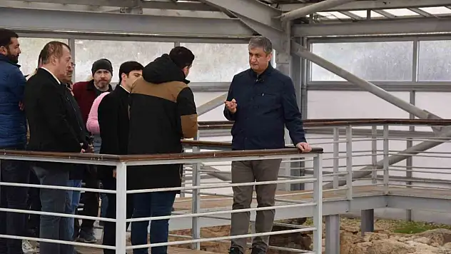 Vali Yavuz Hadrianopolis Antik Kenti'nde İncelemelerde Bulundu