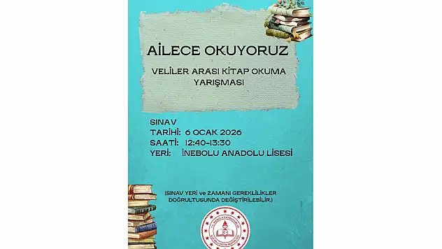 Veliler Arası Kitap Okuma Yarışması Düzenlenecek