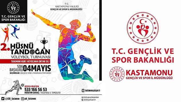 Voleybol turnuvasında başvurular başladı