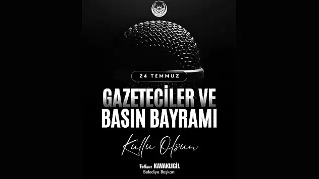 Volkan Kavalıgil'den Gazeteciler Ve Basın Bayramı Mesajı