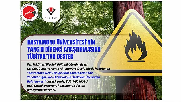 Yangın Direnci Araştırmasına TÜBİTAK'tan Destek