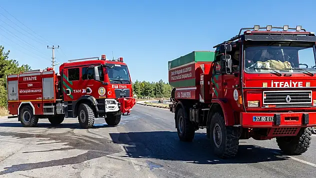 Yangın Ekibi Kastamonu'ya Dönüyor