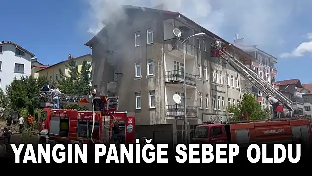 Yangın Paniğe Sebep Oldu
