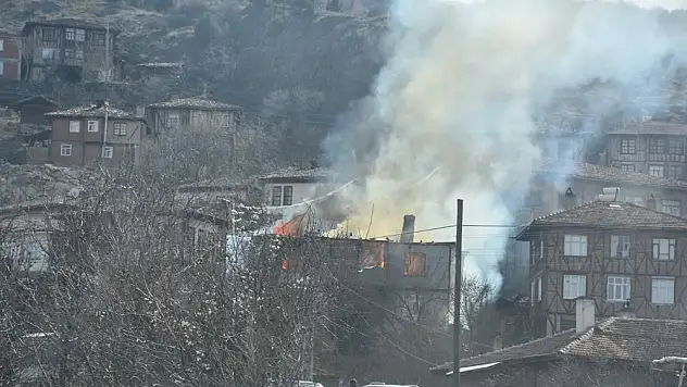 Yangında patlayan tüpler korkuttu