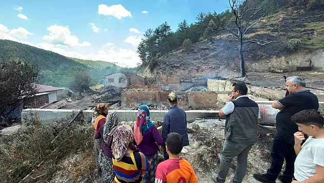Yangının Ardından Serap Ekmekçi'den Geçmiş Olsun Ziyareti