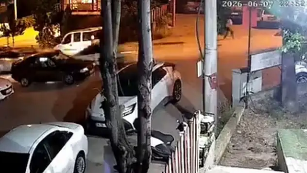 Yaralamalı zincirleme kazanın görüntüleri ortaya çıktı