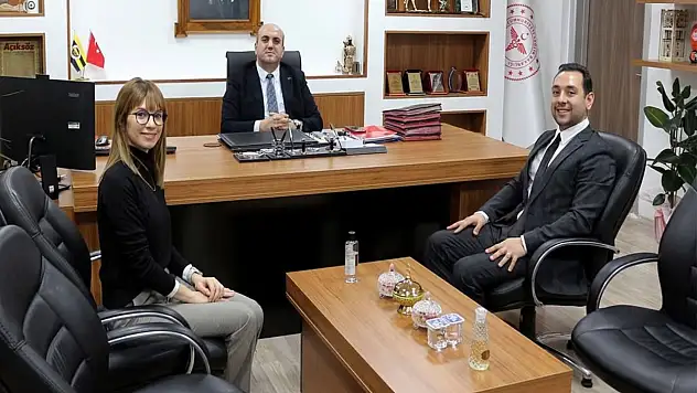 Yeni Başhekimden, Çağdaş Derdiyok'a Ziyaret