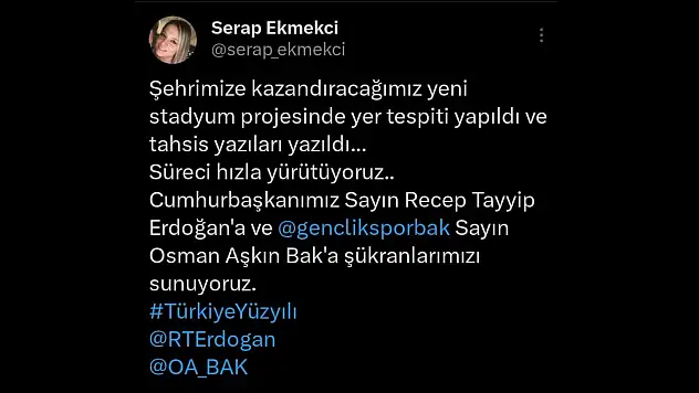 Yeni Stadın Yeri Tespit Edildi