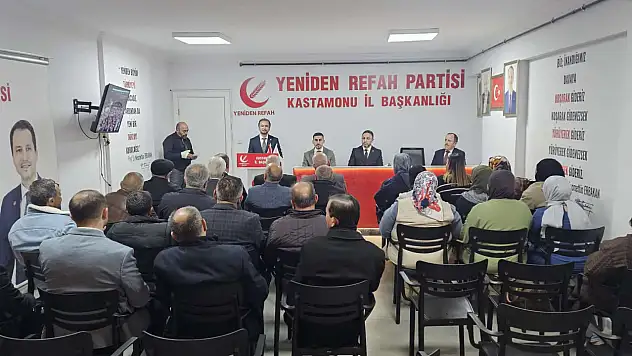 Yeniden Refah Partisi Kastamonu İl Divan Toplantısı Gerçekleştirildi