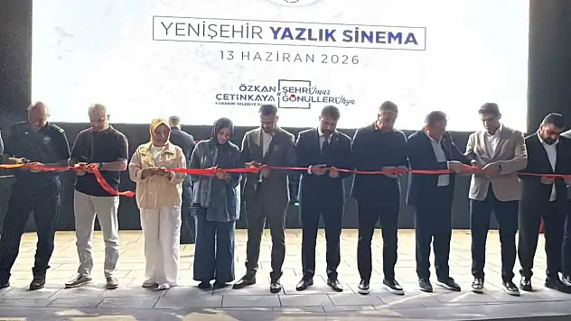 Yenişehir Yazlık Sineması 13 yıl sonra törenle açıldı