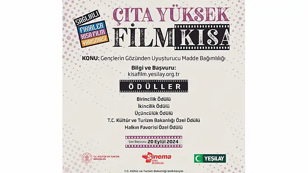 Yeşilay'ın Kısa Film Yarışması İçin Başvurular Başladı