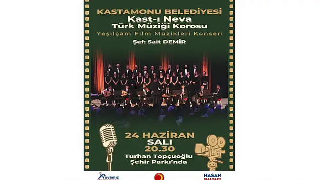 Yeşilçam Ezgileri Kastamonu'da Yankılanacak