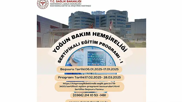 Yoğun Bakım Hemşireliği Eğitim Programı Düzenlenecek
