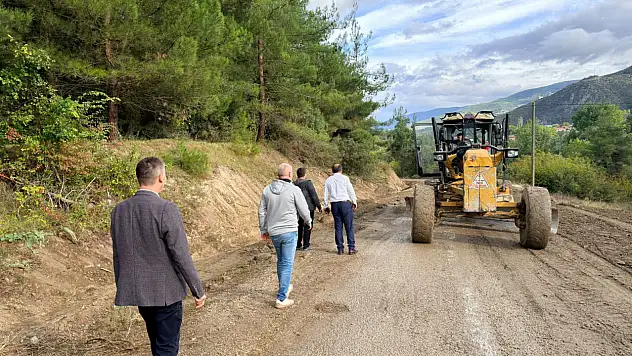 Yol Çalışmaları Yerinde İncelendi