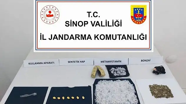 Yol denetimi sırasında uyuşturucu ele geçirildi