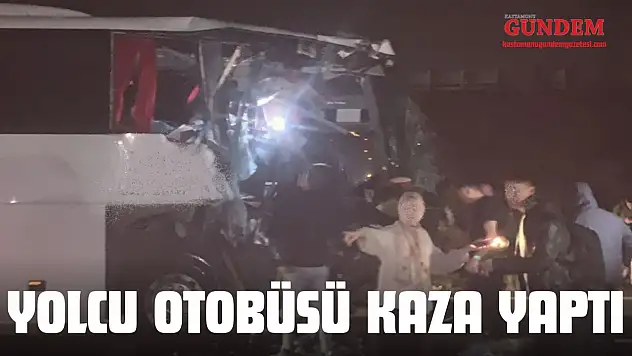 Yolcu Otobüsü Kaza Yaptı: 1 Ölü