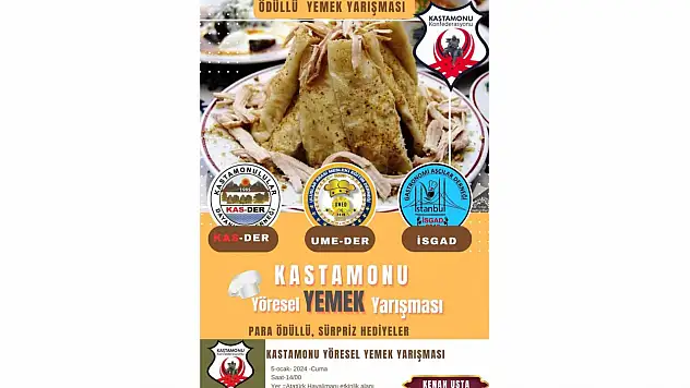 Yöresel Yemek Yarışması Düzenlenecek