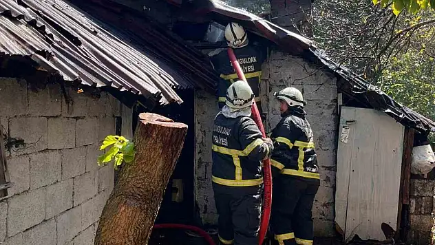 Yufka Yaparken Yangın Çıktı