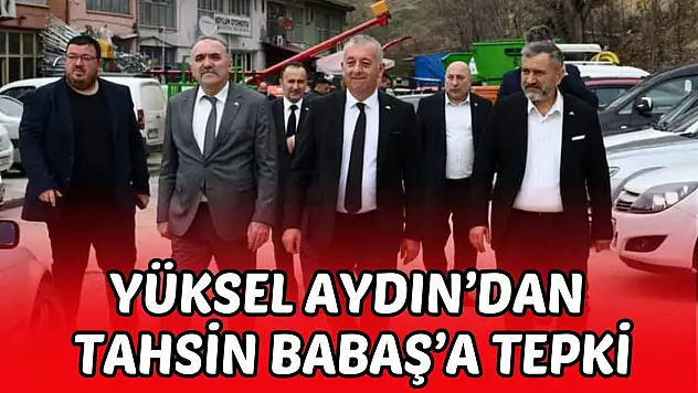 Yüksel Aydın'dan, Tahsin Babaş'a Tepki