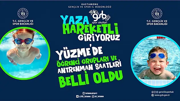 Yüzme Antrenmanları Netleşti
