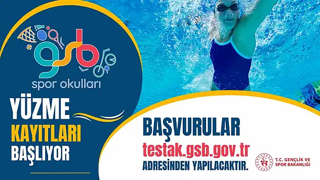 Yüzme Kayıtları Başlıyor