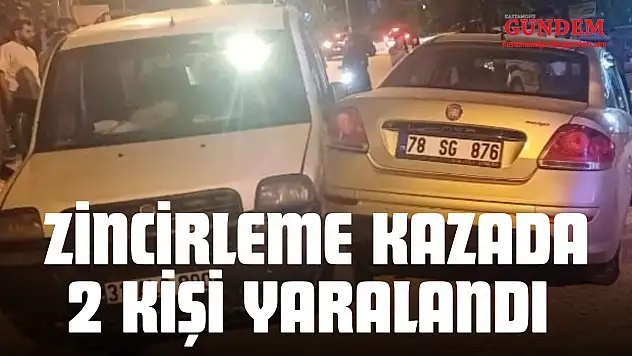 Zincirleme Kazada 2 Kişi Yaralandı