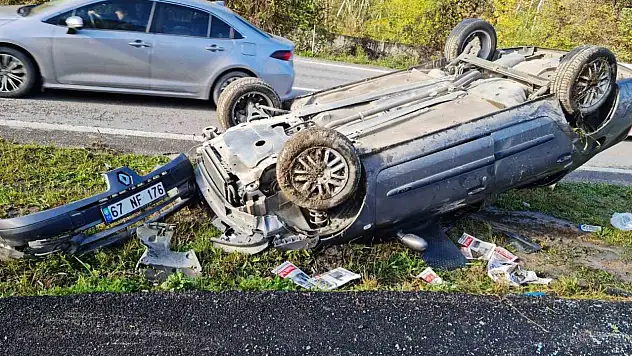 Zonguldak-Ankara Kara Yolunda Feci Kaza: 2 Yaralı