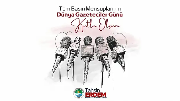 Zonguldak Belediyesi'nden Gazeteciler Günü Kutlaması