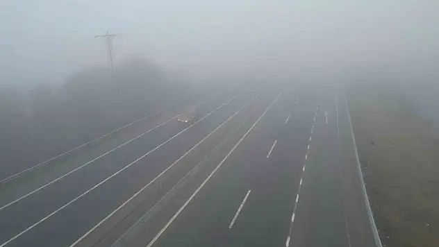 Zonguldak-Ereğli Karayolunda Sis Etkili Oldu